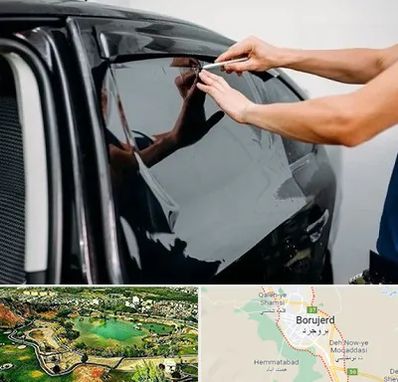 شیشه دودی خودرو در بروجرد