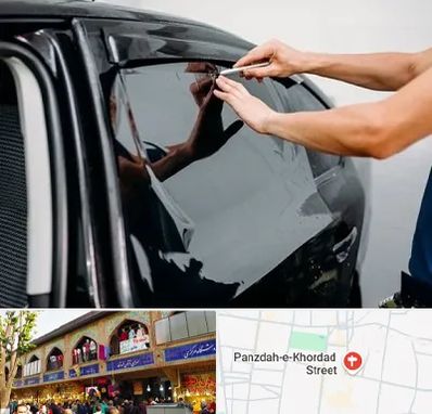 شیشه دودی خودرو در 15 خرداد