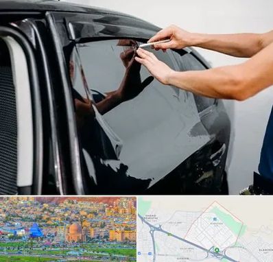 شیشه دودی خودرو در رشدیه تبریز