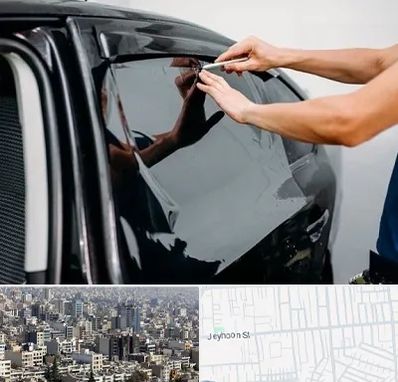 شیشه دودی خودرو در جیحون