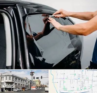 شیشه دودی خودرو در 17شهریور