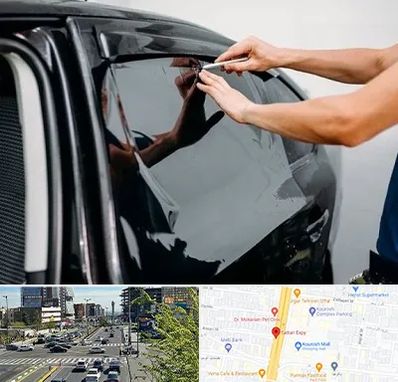 شیشه دودی خودرو در ستاری