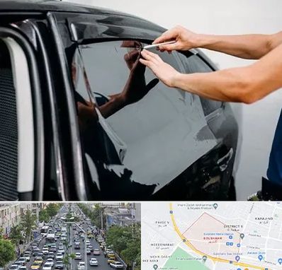 شیشه دودی خودرو در گلشهر کرج