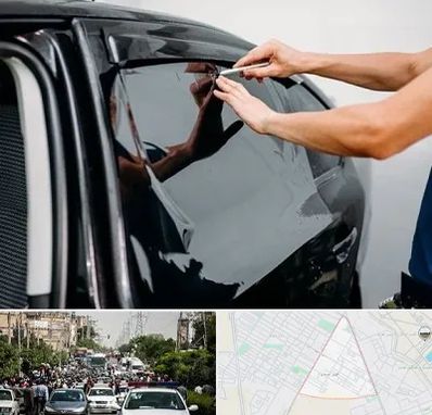 شیشه دودی خودرو در سیدی مشهد