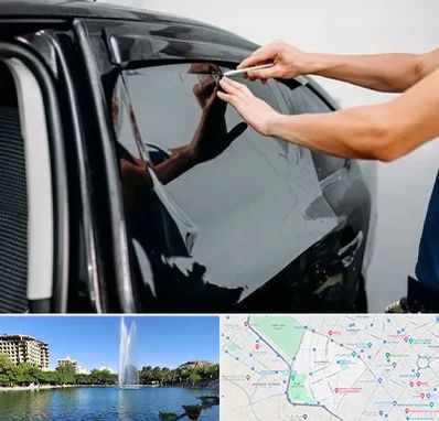 شیشه دودی خودرو در کوهسنگی مشهد