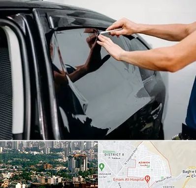 شیشه دودی خودرو در عظیمیه کرج 