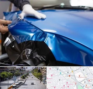 کاور بدنه خودرو در خیابان زند شیراز