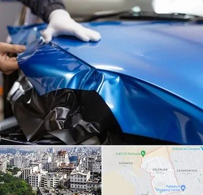 کاور بدنه خودرو در ولنجک 