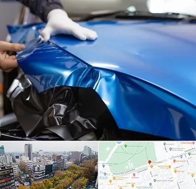 کاور بدنه خودرو در بلوار کشاورز