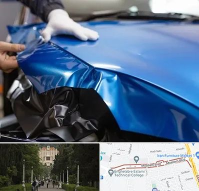 کاور بدنه خودرو در بلوار معلم رشت 
