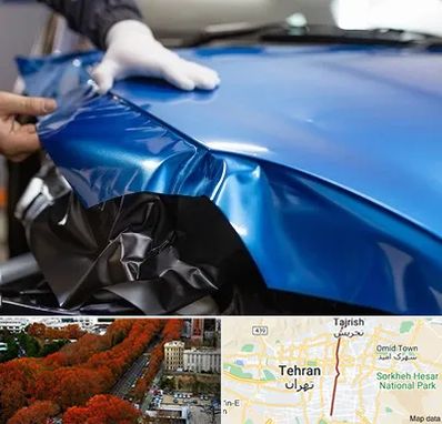 کاور بدنه خودرو در ولیعصر 