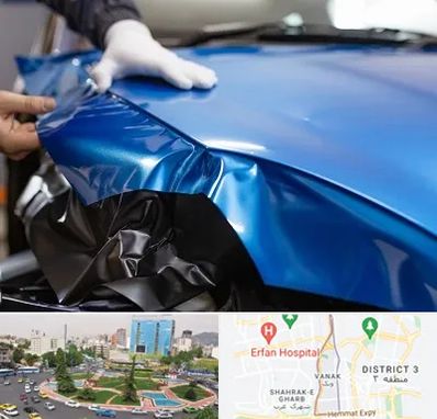 کاور بدنه خودرو در ونک 
