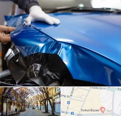 کاور بدنه خودرو در تربیت تبریز