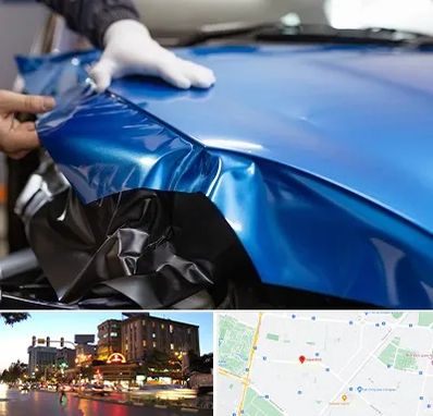 کاور بدنه خودرو در بلوار سجاد مشهد