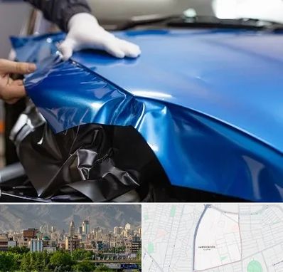 کاور بدنه خودرو در جمشیدیه