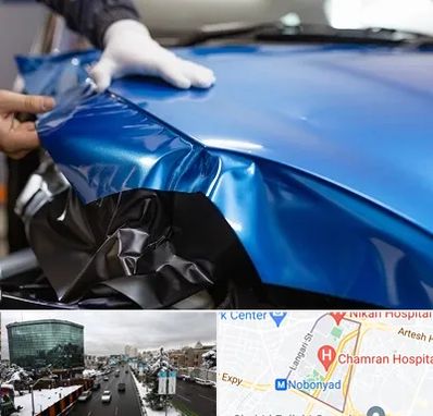 کاور بدنه خودرو در اقدسیه 
