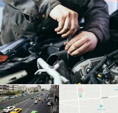 مکانیک سیار در خیابان دامپزشکی