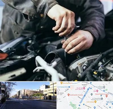 مکانیک سیار در خیابان ملاصدرا شیراز