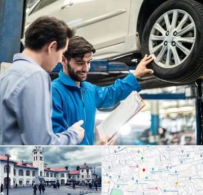 امداد خودرو در میدان شهرداری رشت