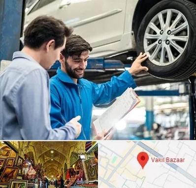 امداد خودرو در بازار وکیل شیراز