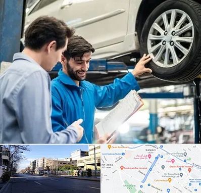 امداد خودرو در خیابان ملاصدرا شیراز