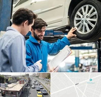 امداد خودرو در خیابان دماوند