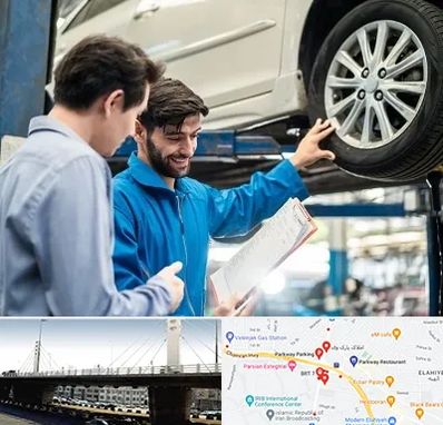 امداد خودرو در پارک وی 