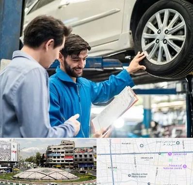 امداد خودرو در مرکز تهران