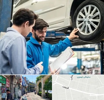 امداد خودرو در خیابان قزوین