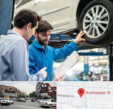 امداد خودرو در خیابان آذربایجان