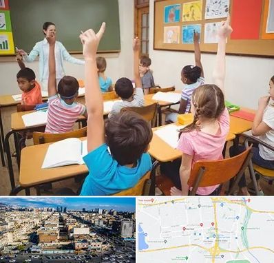 مدرسه در شهرک راه آهن