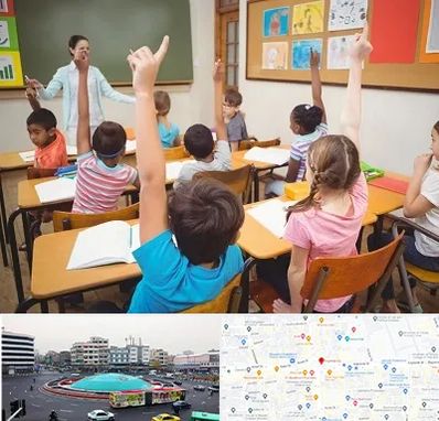 مدرسه در میدان انقلاب