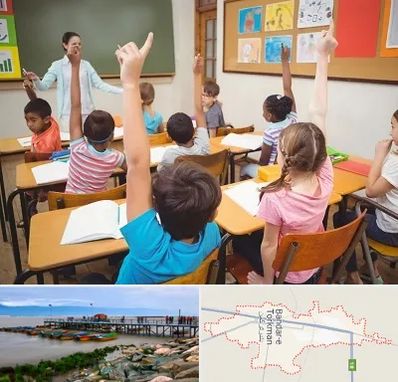 مدرسه در بندر ترکمن