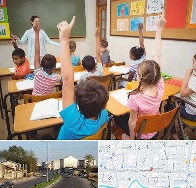 مدرسه در ضیابری رشت