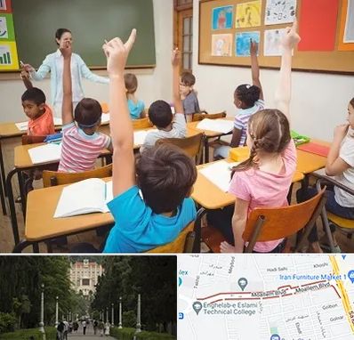 مدرسه در بلوار معلم رشت 