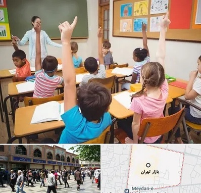 مدرسه در بازار تهران