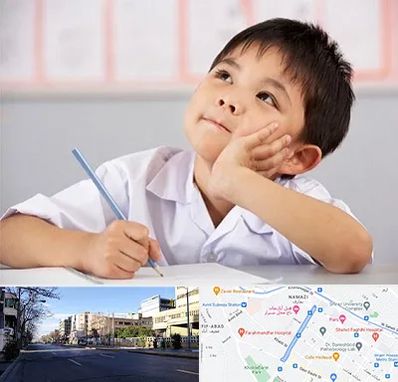 مدرسه ابتدایی پسرانه در خیابان ملاصدرا شیراز