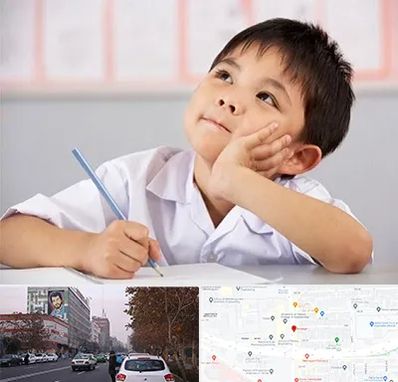 مدرسه ابتدایی پسرانه در کارگر شمالی