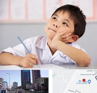 مدرسه ابتدایی پسرانه در چهارراه طالقانی کرج