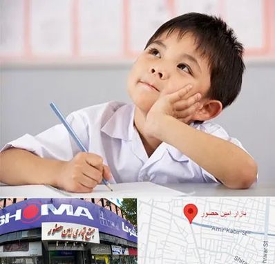 مدرسه ابتدایی پسرانه در امین حضور