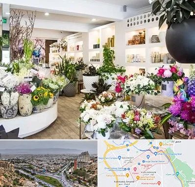 گل فروشی در معالی آباد شیراز