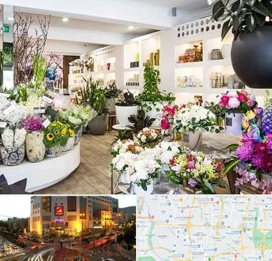 گل فروشی در جنت آباد تهران