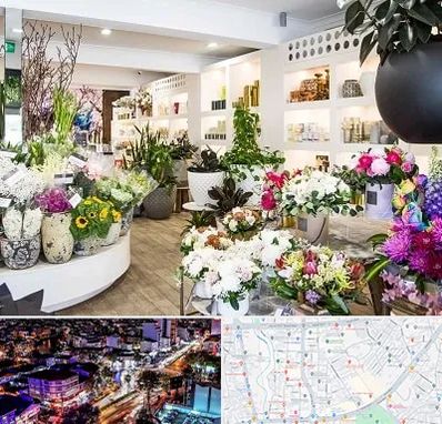 گل فروشی در منظریه رشت