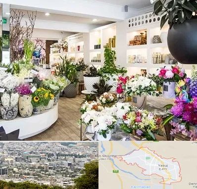 گل فروشی در یاسوج