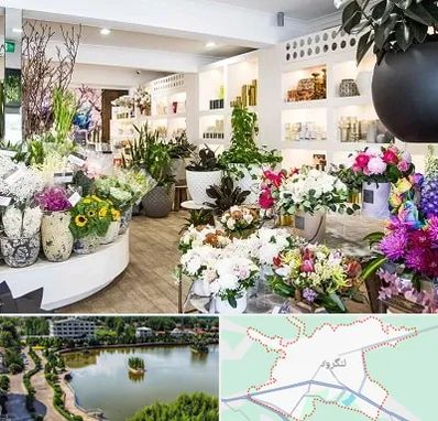 گل فروشی در لنگرود