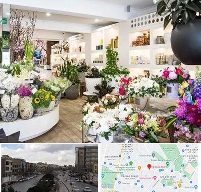 گل فروشی در بلوار فردوسی مشهد