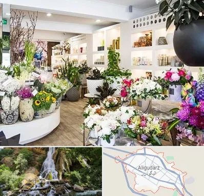 گل فروشی در الیگودرز