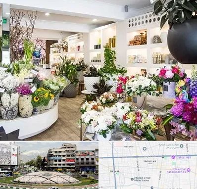 گل فروشی در مرکز تهران