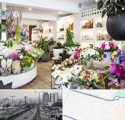 گل فروشی در بلوار ارتش