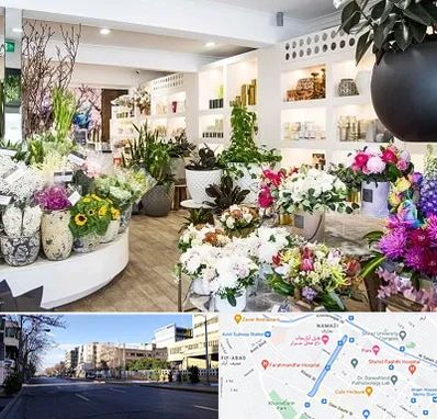 گل فروشی در خیابان ملاصدرا شیراز